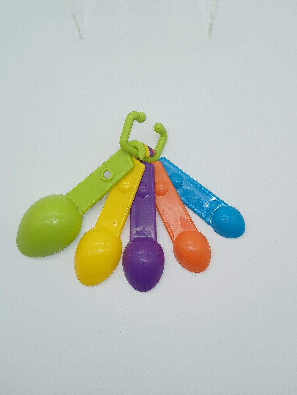 Colorful Nesting Measuring Spoons - Blue/Green/Purple/Orange/Yellow - Picture 5 of 5